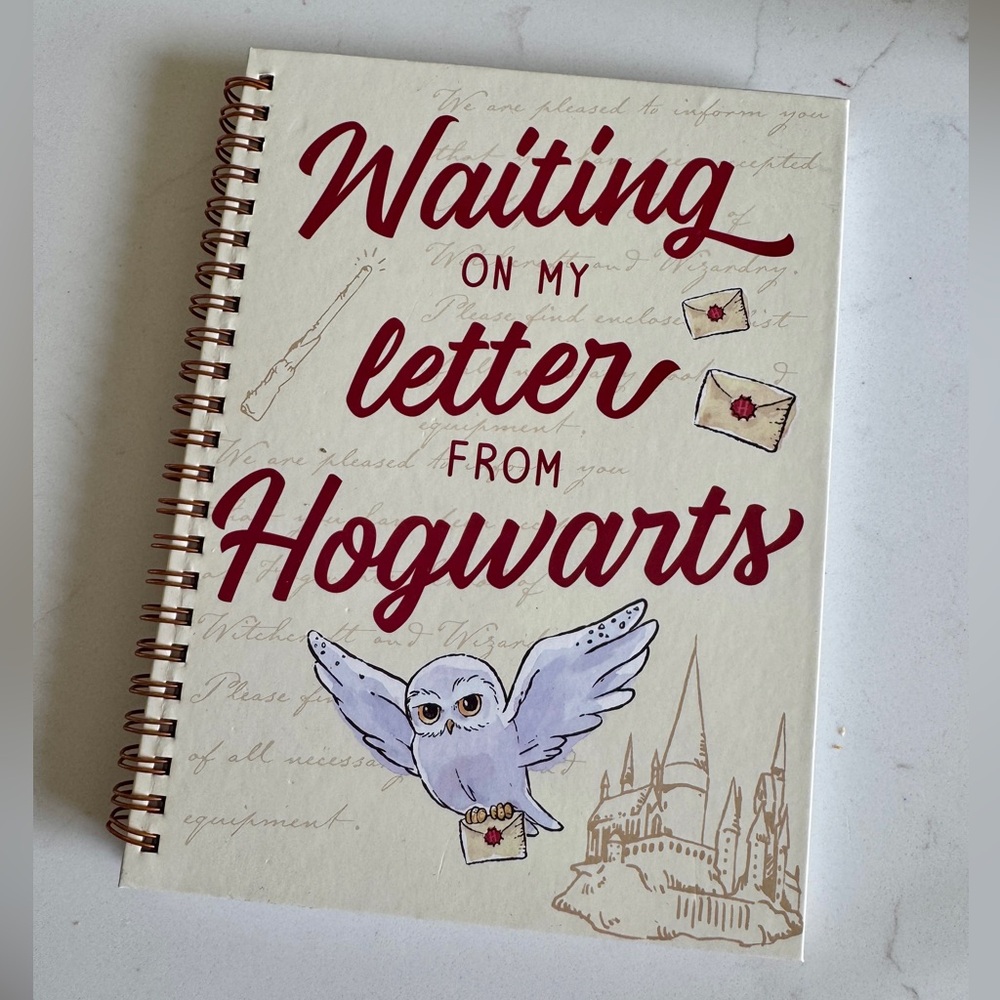 NWOT Hogwarts Themed Spiral Notebook/Journal